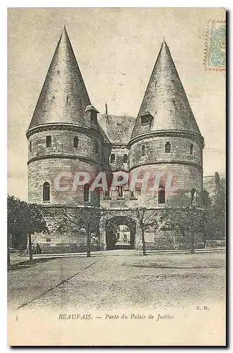 Ansichtskarte AK Beauvais Porte du Palais de Justice