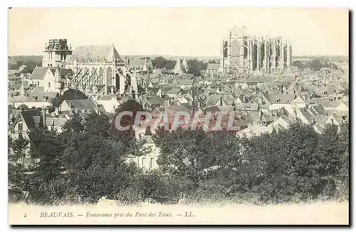 Cartes postales Beauvais Panorama pris du Parc ds Eaux