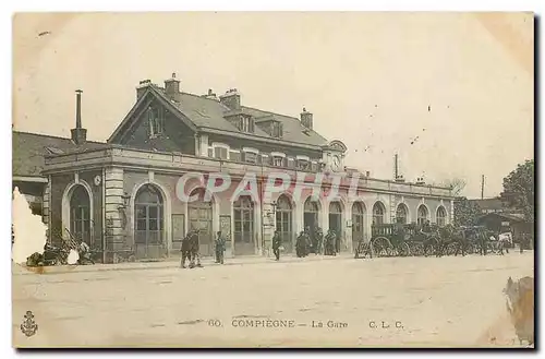 Cartes postales Compiegne la Gare