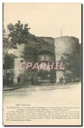 Cartes postales Tarascon La Porte de la Condamine