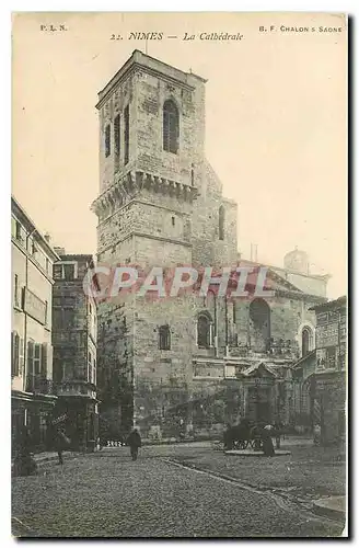 Cartes postales Nimes la Cathedrale