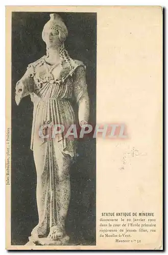 Cartes postales Statue antique de minevre