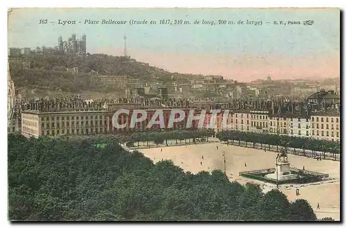 Cartes postales Lyon Place Bellecour