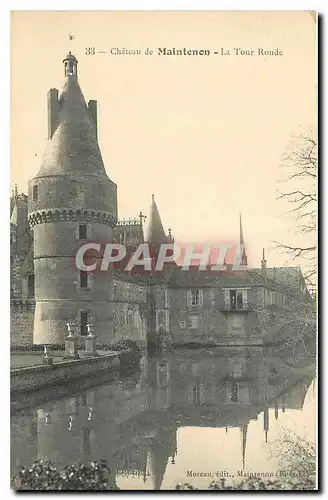 Ansichtskarte AK Chateau de Maintenon la tour ronde