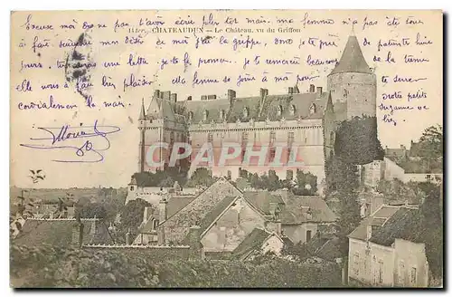 Cartes postales Chateaudun le Chateau vu du Griffon