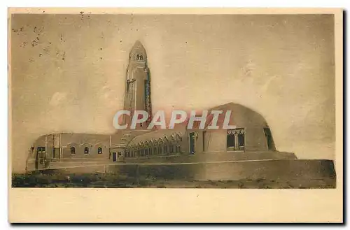 Ansichtskarte AK Ossuaire de Douaumont Arriere du Monument chapelle Catholique