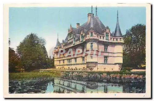 Ansichtskarte AK Azay le Rideau I et L chateau National XVI siecle musee de la Renaissance facade sud est