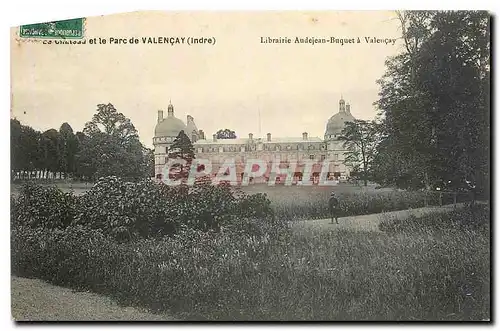 Cartes postales Le chateau et le parc de Valencay Indre