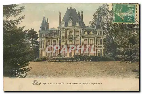 Cartes postales Bois le Roi le Chateau de Brolles facade sud