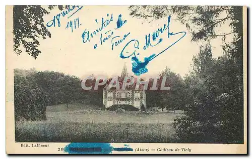 Cartes postales Aisne Chateau de Virly