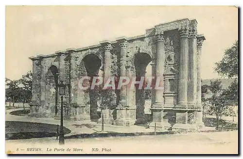 Cartes postales Reims la Porte de Mars