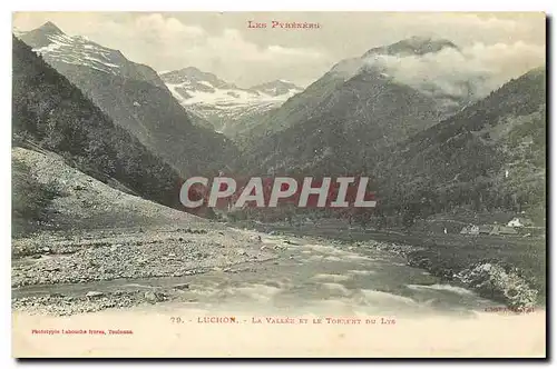 Cartes postales Luchon la Vallee et le torrent du Lus