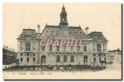 Cartes postales Tours Hotel de Ville