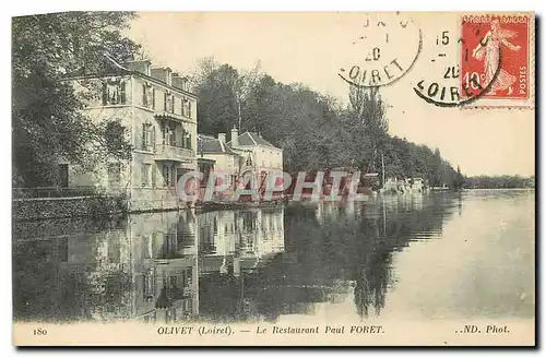 Cartes postales Olivet Loiret le Restaurant Paul Foret