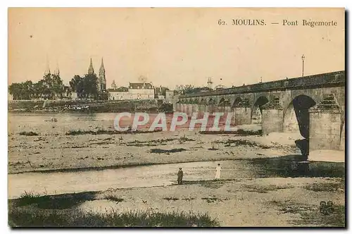 Ansichtskarte AK Moulins Pont Regemorte