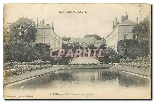 Cartes postales La Champagne Epernay Hotel Chandon de Briailles