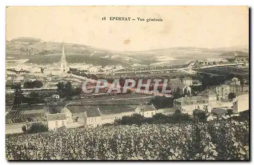 Cartes postales Epernay Vue generale