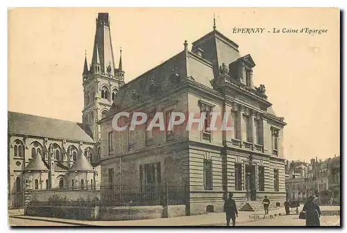 Cartes postales Epernay La Caisse d'Epargne