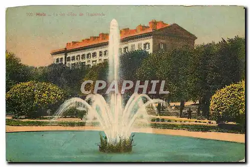 Ansichtskarte AK Metz Le Jet d'Eau