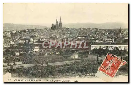 Ansichtskarte AK Clermont Ferrand Vue des Quatre Chemins