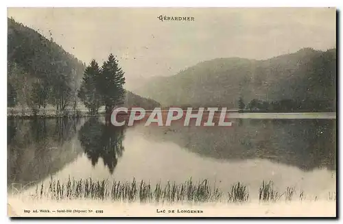 Ansichtskarte AK Gerardmer Lac de Longemer