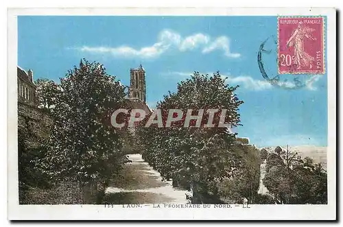 Cartes postales Laon La Promenade du Nord