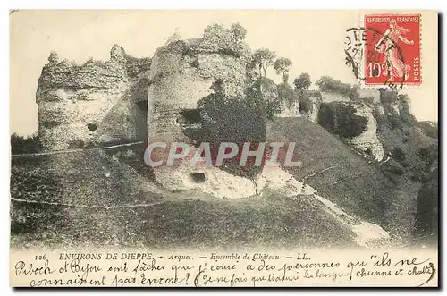 Ansichtskarte AK Environs de Dieppe Arques Ensemble de Chateau