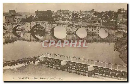 Cartes postales Limoges Pont Sain Martial