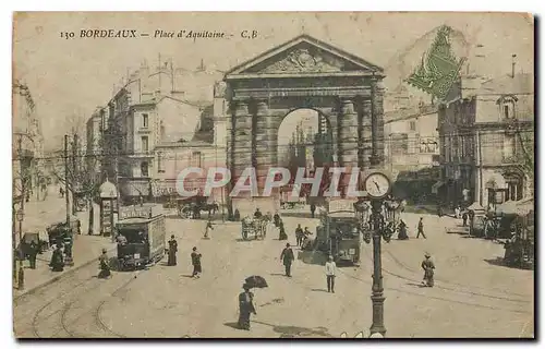 Cartes postales Bordeaux Place d'Aquitaine Tramway