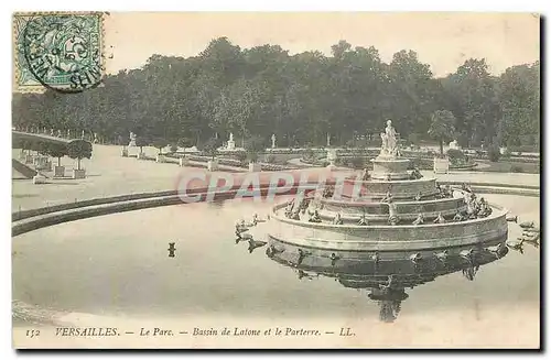 Cartes postales Versailles Le Parc Bassin de Latone et le Parterre