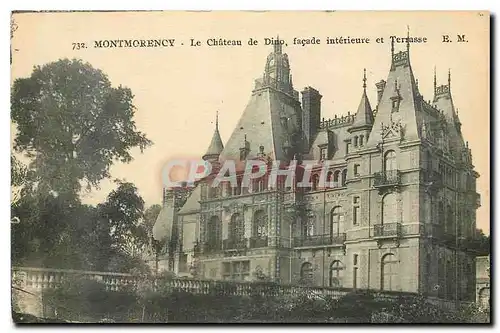 Ansichtskarte AK Montmorency Le Chateau de Dino facade interieure et Terrasse