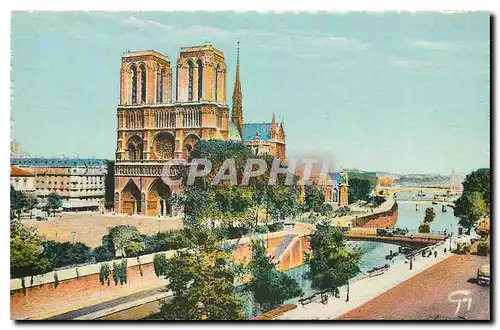 Cartes postales Paris Notre Dame de Paris Vue d'ensemble