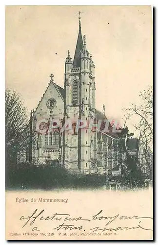 Cartes postales Eglise de Montmorency