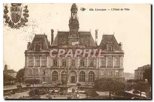 Cartes postales Limoges l'Hotel de Ville
