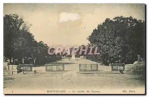 Cartes postales Montpellier le Jardin du Peyron