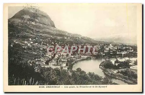 Cartes postales Grenoble les quais la Tronche et le St Eynard