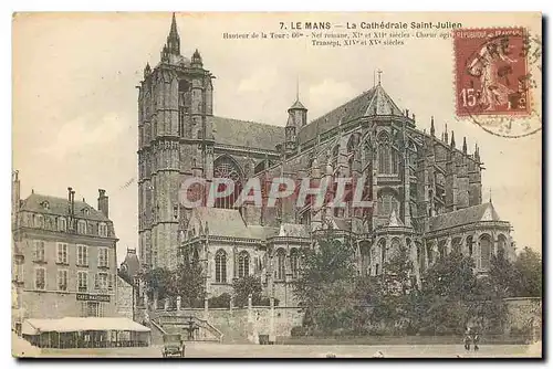 Cartes postales Le Mans La cathedrale Saint Julien