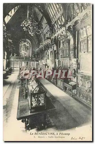 Cartes postales La Benedictine a Fecamp Musee Salle Gothique