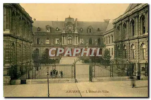 Ansichtskarte AK Amiens l'Hotel de Ville