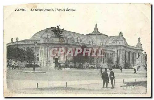 Ansichtskarte AK Paris le grand palais Champs Elysees