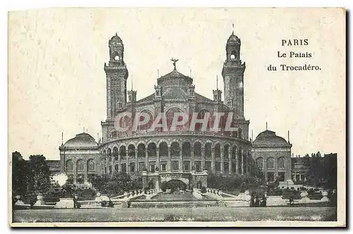 Ansichtskarte AK Paris Le Palais du Trocadero