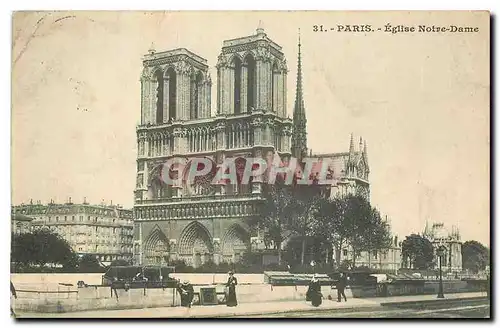 Cartes postales Paris Eglise Notre Dame