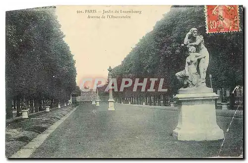 Ansichtskarte AK Paris Jardin du Luxembourg Avenue de l'Observatoire