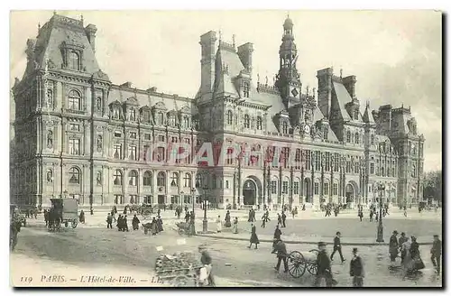 Cartes postales Paris L'Hotel de Ville