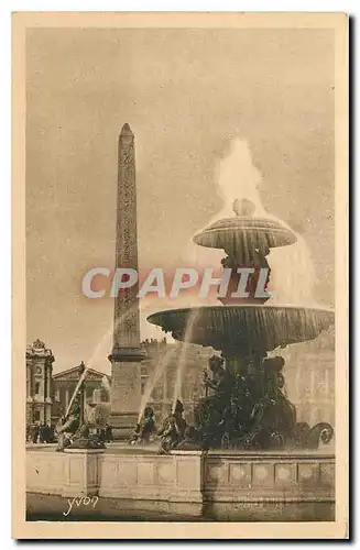 Ansichtskarte AK Paris en flanant L'Obelisque et les Grandes Eaux Place de la Concorde