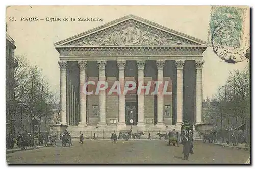 Cartes postales Paris Eglise de la Madeleine