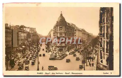 Cartes postales Paris Boul des Italiens Boul Haussmann