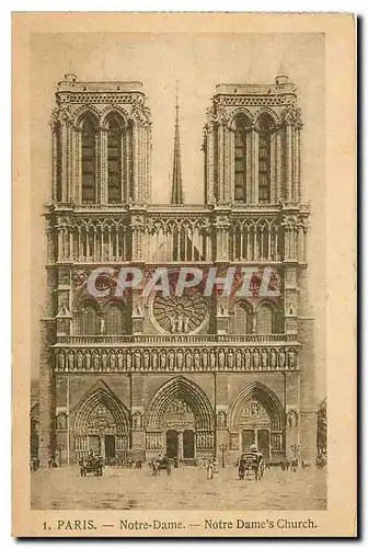 Cartes postales Paris Notre Dame