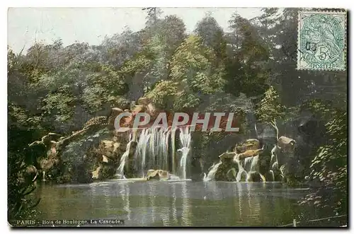 Ansichtskarte AK Paris Bois de Boulogne La Cascade