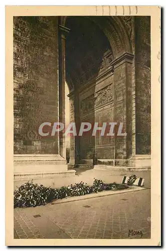 Ansichtskarte AK Les Petits Tableaux de Paris La Tombe du Soldat inconnu sous l'Arc de Triomphe